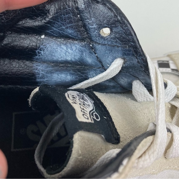 Vans Women’s Sk8-Hi “Checker Floral” White Cream Rose Skate Shoes Size 8.5 - Picture 10 of 11